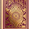 Bicycle Carte da Gioco Verbena, 1 Mazzo, Finitura con Cuscino d'Aria, Professionale, superba maneggevolezza e Durata, Ottimo Regalo per Collezionisti di Carte, Oro, Viola