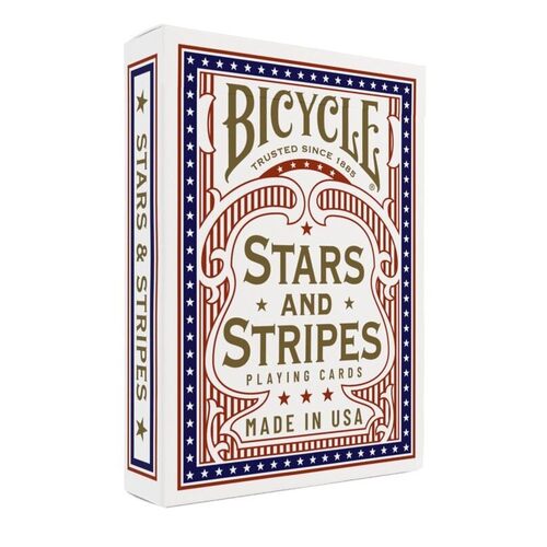 Bicycle Stelle e strisce carte da gioco, carte da gioco americane, design bandiera americana, 1 mazzo