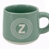 CLEARCO Tazzina da caffè personalizzata con piattino e scatola - Lettera Z