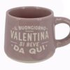 CLEARCO Tazzina da caffè personalizzata con piattino e scatola - Valentina