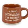 CLEARCO Tazzina da caffè personalizzata con piattino e scatola - Giovanna