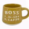 CLEARCO Tazzina da caffè personalizzata con piattino e scatola - Boss