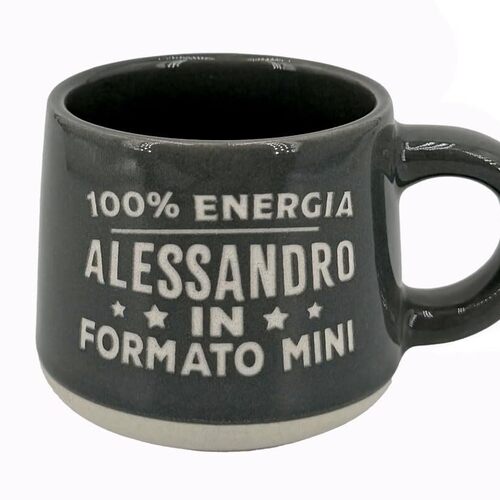 CLEARCO Tazzina da caffè personalizzata con piattino e scatola - Alessandro