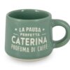 CLEARCO Tazzina da caffè personalizzata con piattino e scatola - Caterina