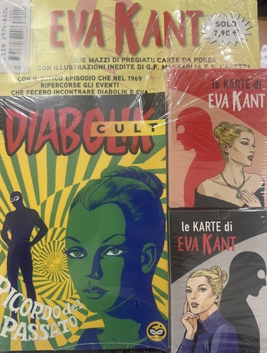 Diabolik Eva Kant – Pacchetto Gadget + Carte Eva Kant + Fumetto Ricordo del Passato Nuovo