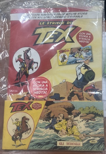 Le strisce di Tex – Ristampa Anastatica + Storia Inedita Sigillato Nuovo Collezione