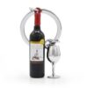 O meta[l]morphose METALMORPHOSE MTM301-01 - Portachiavi bottiglia di vino e vetro, Nero, X