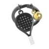 METALMORPHOSE - Portachiavi in metallo 3D Padel – Passione Sport, regalo uomo, regalo donna, Nero, taglia unica, Moderno