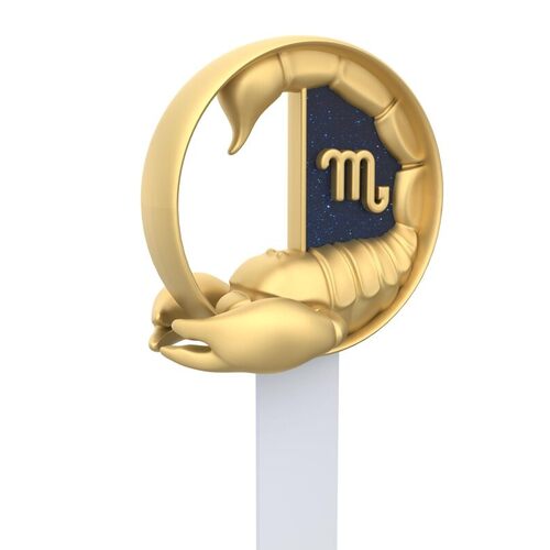 METALMORPHOSE - Segnalibro zodiacale Scorpione - Segno zodiacale Scorpione - Regalo per uomo, donna e bambino