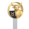 METALMORPHOSE - Segnalibro zodiacale Toro - Segno zodiacale Toro - Regalo per uomo, donna e bambino