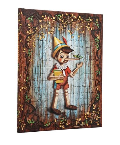 Carlo Collodi, Pinocchio Ultra Unlined Journal, 144pg, 120gsm