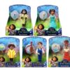 Disney Encanto - Set di 5 statuette e accessori da 8 cm, Camilo, Bruno, Agustin, Dolores e Julieta Madrigal