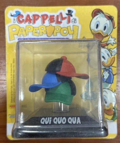 Cappelli di Paperopoli Qui Quo Qua gadget Disney collezione scatola originale