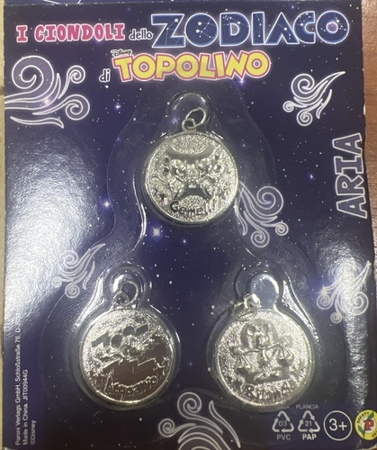 Set I Ciondoli dello Zodiaco di Topolino Ariete