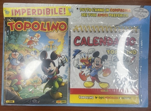 Topolino numero 3549 con calendario 2024 Disney