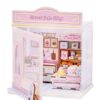 I-TOTAL® - Mini Shop Kit di Montaggio Fai da Te – Modellino Creativo 3D da Costruire, Decorazione per Casa e Scrivania, Hobby Creativo (MINI WORLD) (SWEET CAKE SHOP)