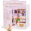 I-TOTAL® - Mini Shop Kit di Montaggio Fai da Te – Modellino Creativo 3D da Costruire, Decorazione per Casa e Scrivania, Hobby Creativo (MINI WORLD) (WEEKEND BOOKSTORE)