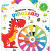 Dinosauri. Colora coi pastelli. Ediz. illustrata. Con 12 pastelli a cera