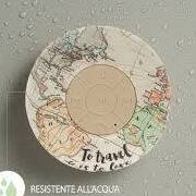 Legami - Vivavoce e Speaker Wireless Resistente all'Acqua, Singing in the Shower, Travel, con Ventosa Removibile, Microfono Integrato, Cavo Type-C di Ricarica Incluso
