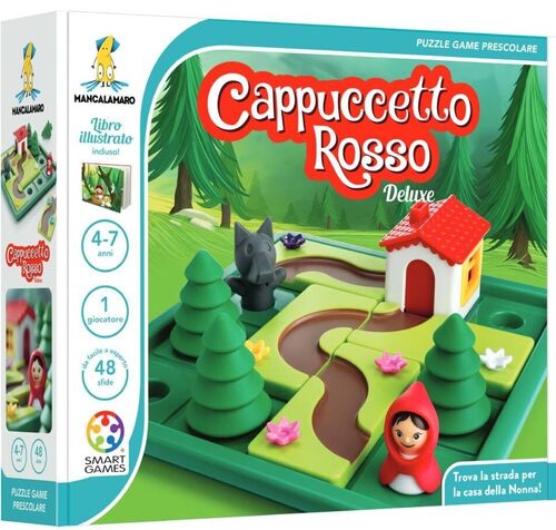 SmartGames - Cappuccetto Rosso con libro della fiaba incluso - Italian Version