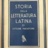 Storia della Letteratura Latina di Ettore Paratore