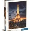 Clementoni - Puzzle Torre Eiffel Parigi 1000 Pezzi per Adulti e Ragazzi, Collection, Idea Regalo Uomo e Donna, Made in Italy, 69x50 cm, 39514
