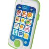 Clementoni Baby Smartphone Touch & Play, Telefono Bambini 12-36 Mesi, Centro attività con 3 modalità di Gioco e 12 Tasti per Scoprire Nomi degli Animali, Numeri e Parole, Lingua Italiana, 17934
