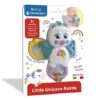 Clementoni Baby Little Unicorn, Sonaglio Neonato 3+ Mesi, Gioco Prima Infanzia Made in Italy, Unicorno con Anelli Mobili e Inserti in Morbida Gomma, Stimola Lo Sviluppo Multisensoriale, 17778