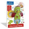 Clementoni - 17779 - Little Dragon Rattle - Sonaglio Neonato con Massaggiagengive, Giocattolo Bambini 3 Mesi, Rafforza Le capacità Motorie E Sensoriali - Made in Italy