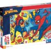 Clementoni - 24216 - Supercolor Puzzle - Marvel Spiderman - 24 maxi pezzi - Made in Italy, puzzle bambini 3 anni+