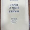 Giovanni Gentile – L’esprit, la vérité et l’histoire – Aubier Éditions Montaigne