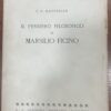 P. O. Kristeller – Il pensiero filosofico di Marsilio Ficino