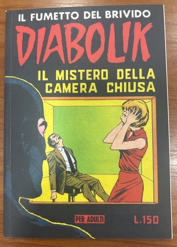 Diabolik La Mistero della camera chiusa N.2 1965 Astorina Originale Vintage (Perfetto)