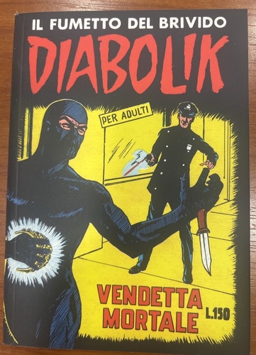 Diabolik Vendetta Mortale N.3 1965 Astorina Originale Vintage (Perfetto)