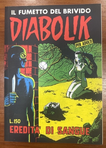 Diabolik Eredità di sangue N.4 1965 Astorina Originale Vintage (Perfetto)