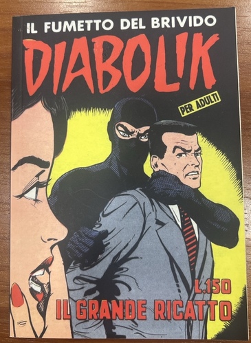 Diabolik Il Grande Ricatto n.22 1964 Astorina Originale Vintage (Perfetto)