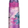 Seven Borraccia Kid Stitch, Lilla, 460 ml, Acciaio Inox, BPA free, Ermetica, Caldo 12h/freddo 24 h, A prova di perdite, Riutilizzabile, Scuola, Sport, Viaggio, Bambina, Idea regalo