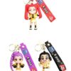 PRESTIGE & DELUXE Set 3 portachiavi Pop Star Demons Hunters RUMI MIRA ZOEY personaggi Anime - collezione completa