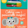 Coloro con i pennarelli magici 3+. Album rosso. Ediz. illustrata. Con pennarelli