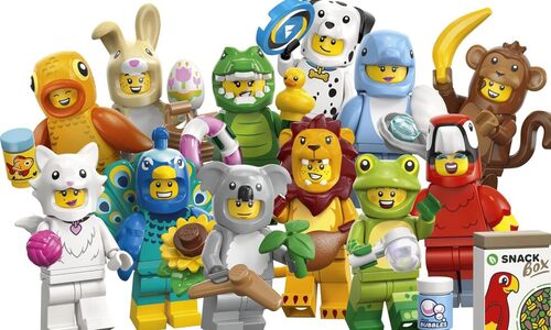 LEGO Minifigures Serie Animali 28 - Scatola a Sorpresa - Giocattolo con 1 di 12 Personaggi da Collezione tra cui Leone, Coniglio e Gatto - Riempi Bustine Regalo per Bambini e Bambine da 6 Anni -  ...