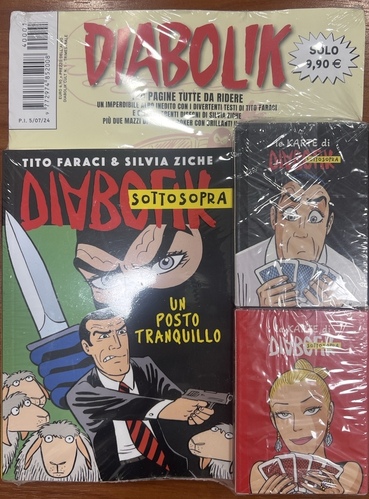 Diabolik Sottosopra – Un posto tranquillo + Le Carte di Diabolik ed Eva Kant (Edizione Sigillata 2024)