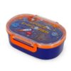 Legami - Contenitore Porta Merenda, Tema Space, 1 Snack Box con Divisiorio removibile, Chiusura a Clip, facile da aprire e richiudere, Lavabile in Lavastoviglie, 18 x 7 x 14 cm