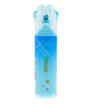 Meow Highlighters Kitty Paw Light Blue