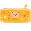 Legami - Astuccio Wonderwow, Tema Teddy Bear, 2 Scomparti e Portapenne interno, Scomparto interno con Tessuto a Rete, Chiusura a Zip, 23x11x5 cm