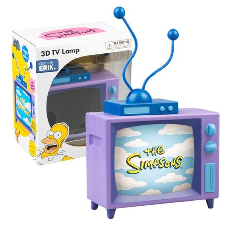 Grupo Erik Lampada The Simpsons - Lampada da Scrivania e Comodino con Luce LED, Luce Notturna Bambini | Cavo USB o Pile AAA (17x25x12 cm)