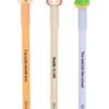 Mr. Wonderful Set di 3 Penne Cancellabili Bo-Bo Scoiattolo, Riccio e Coccodrillo – Penne Collezionabili con Inchiostro Blu