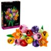 LEGO Botanicals Bouquet di Tulipani - Set di Fiori Finti da Costruire per Adulti - 14 Tulipani Artificiali in 5 Colori - Decorazione per la Tavola e la Casa - Idea Regalo Fai da Te per Donne - 11501