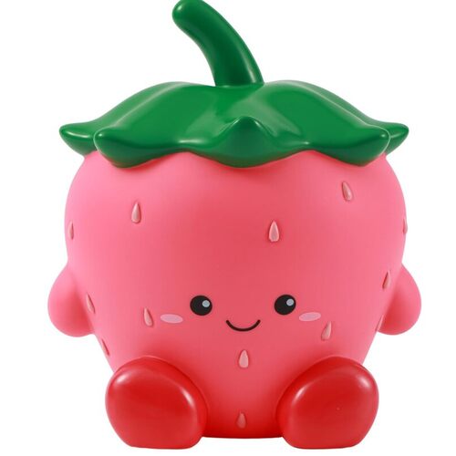 I-TOTAL® - Salvadanaio Divertente Decorativo/Portamonete in plastica (FRESH MARKET) (STELLA STRAWBERRY)