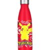 Seven Borraccia Pokemon, Rosso, 500 ml, Acciaio Inox, BPA free, Ermetica, Caldo 12h/Freddo 24h, A prova di perdite, Scuola, Sport, Viaggio, Per bambini, Idea regalo