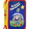 Seven Astuccio Toy Story 3 Zip, Triplo Scomparto, Completo di Matite, Pennarelli, Colori, Accessori Zaino, Elementari, Medie, Superiori, Blue Deep, Bambine e Ragazze, rosa